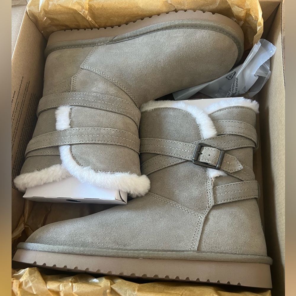 Koolaburra by Ugg Delene Short Boot-Dune-Size 8